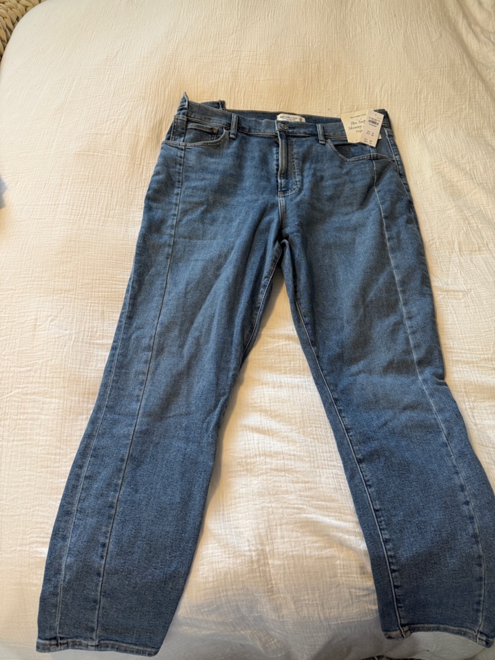 Abercrombie & Fitch Indigo Straight-Leg Women's Jeans